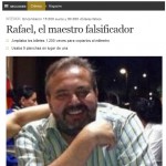 El diario El Mundo pone cara a Rafael, el falsificador de billetes natural de Bailén