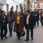 El Presidente de la Diputación visita Bailén para reabrir la calle del Santo Cristo tras las obras de adecuación