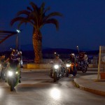 Ruido de motos y luces de antorchas en la Feria del Barrio