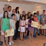 Entrega de premios a los ganadores del concurso de Pintura al Aire Libre