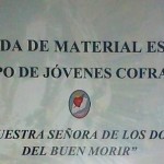 El grupo de jóvenes cofrades inicia una campaña de recogida de material escolar