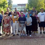 Usuarios del taller ocupacional conocen el museo y el jardín botánico de Bailén