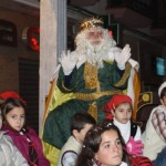 Los Reyes Magos a punto de llegar a Bailén