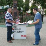 Paseo electoral del PSOE de Bailén este jueves