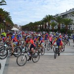285 ciclistas participan en el Día de la Bicicleta