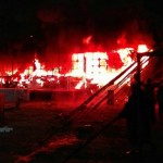 Sobresalto por un incendio en el circo instalado en la localidad