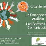 Juventudes presenta una conferencia sobre la discapacidad auditiva