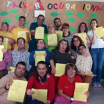 Los alumnos del taller ocupacional participan en el Curso de Cocina Básica Adaptada