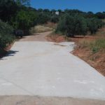 Arreglo del badén en el camino de Burguillos