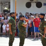 El pueblo de Bailén y el ejército, unidos en su despedida