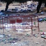 La basura vuelve a ser protagonista tras la Romería