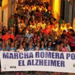 Casi quinientas personas participan en la Marcha Romera por el Alzheimer