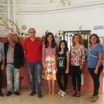 La delegada de Educación visita las obras de mejora del IES Hermanos Medina Rivilla