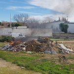 El PSOE denuncia la quema de residuos del vivero junto a un colegio